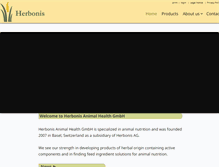 Tablet Screenshot of herbonis.com